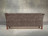 Darcy 2 Seat Chesterfield Sofa In Otter Vintage Velvet