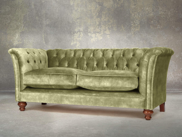 Darcy 2 Seat Chesterfield Sofa In Spring Meadow Vintage Velvet