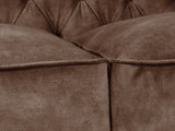 Darcy 3 Seat Chesterfield Sofa In Hickory Vintage Velvet