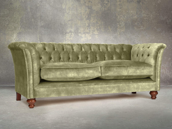 Darcy 3 Seat Chesterfield Sofa In Spring Meadow Vintage Velvet