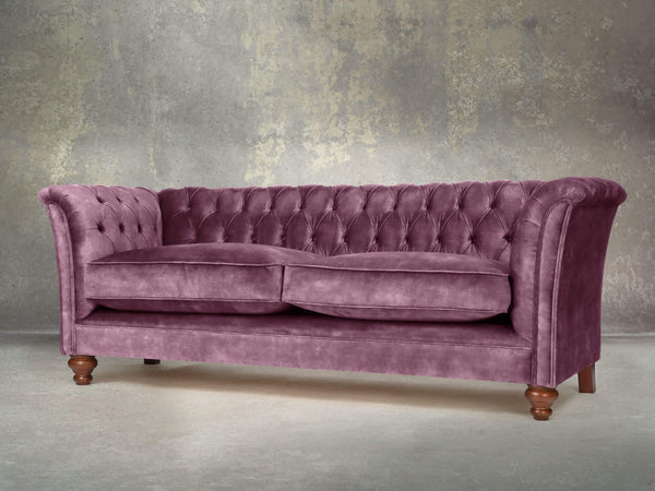 Darcy 4 Seat Chesterfield Sofa In Imperial Vintage Velvet