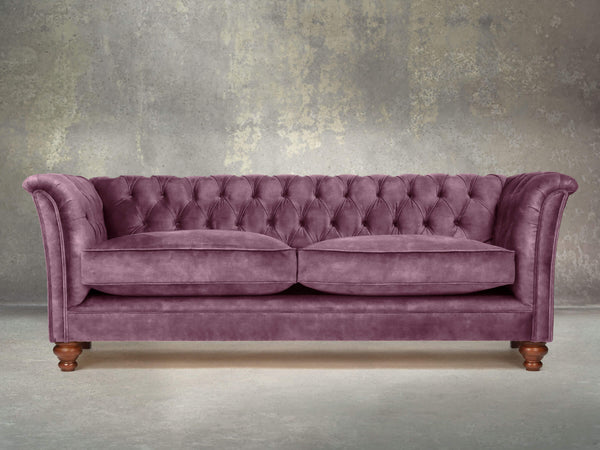 Darcy 4 Seat Chesterfield Sofa In Imperial Vintage Velvet