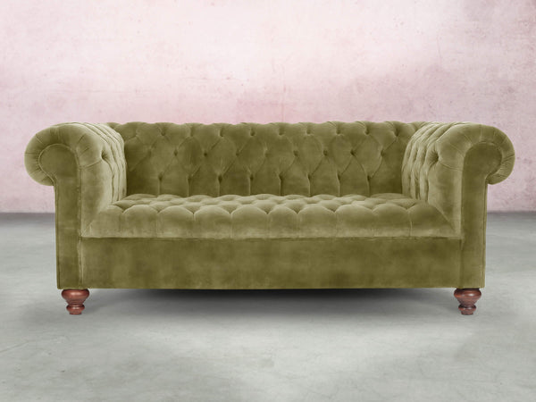 Elsa 3 Seat Chesterfield Sofa In Spring Meadow Vintage Velvet