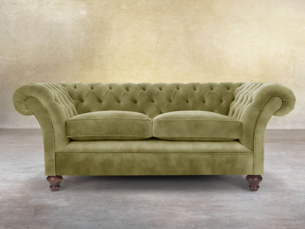 Flora 3 Seat Chesterfield Sofa In Spring Meadow Vintage Velvet