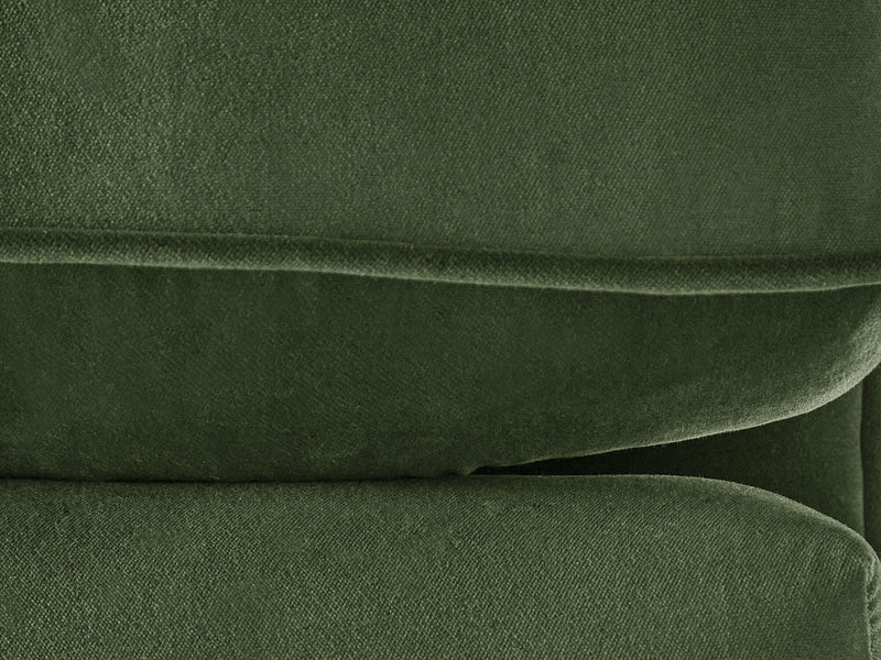 Flora Chesterfield Chair In Pine Lush Velvet