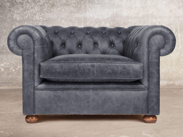 Hector Chesterfield Snuggler In Thunder Vintage Leather