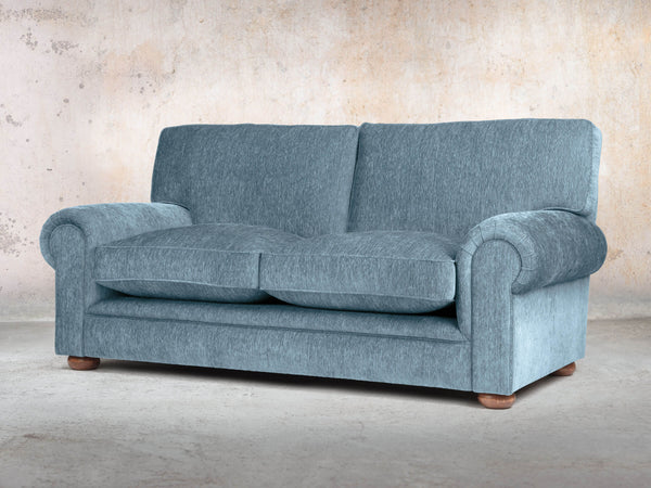 Millie 2 Seat Chesterfield Sofa In Atlantic Funky Cord