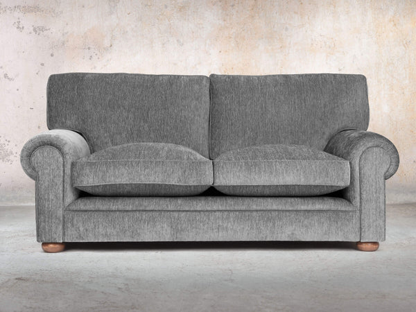 Millie 2 Seat Chesterfield Sofa In Slate Funky Cord