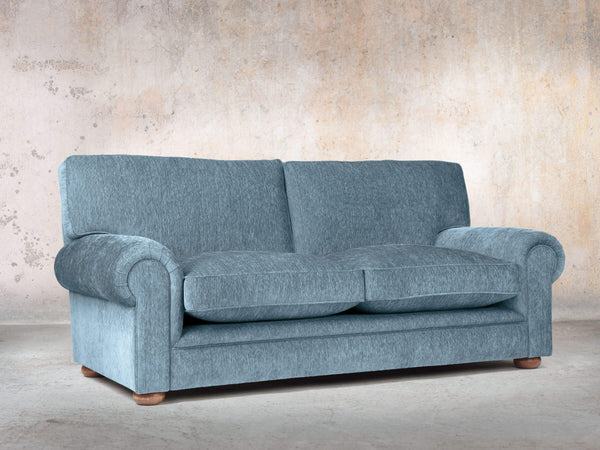 Millie 3 Seat Chesterfield Sofa In Atlantic Funky Cord