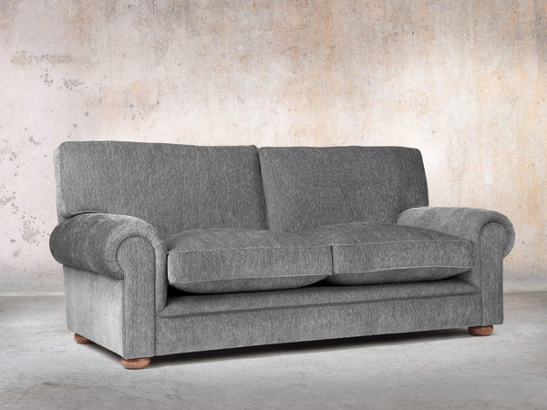 Millie 3 Seat Chesterfield Sofa In Slate Funky Cord