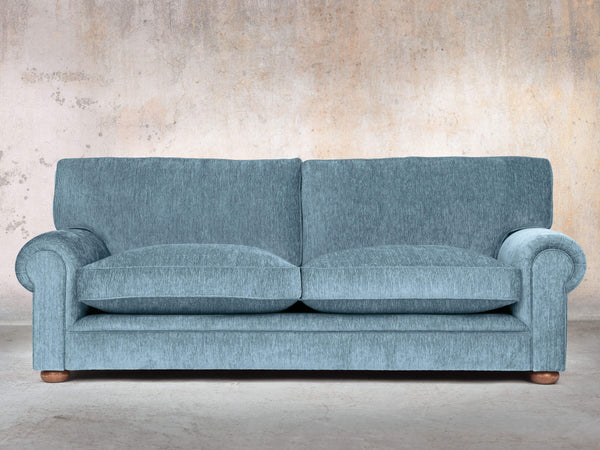 Millie 4 Seat Chesterfield Sofa In Atlantic Funky Cord