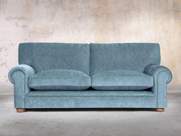 Millie Bigger 3 Seat Chesterfield Sofa In Atlantic Funky Cord