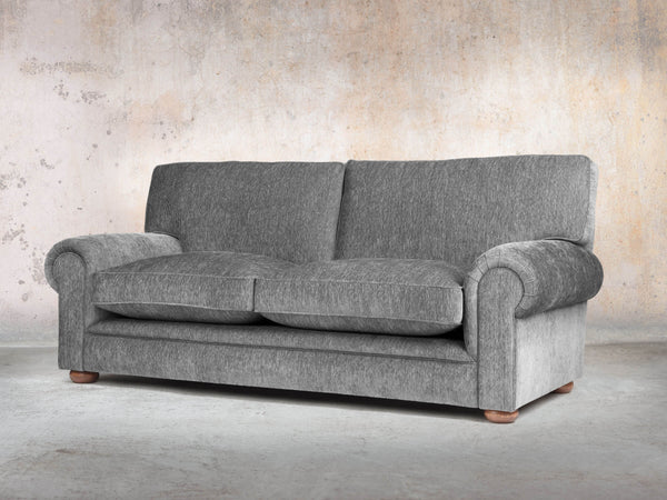 Millie Bigger 3 Seat Chesterfield Sofa In Slate Funky Cord