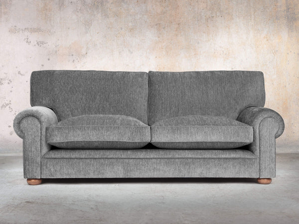 Millie Bigger 3 Seat Chesterfield Sofa In Slate Funky Cord