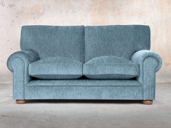 Millie Snug 2 Seat Chesterfield Sofa In Atlantic Funky Cord