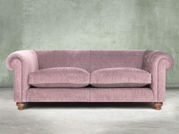 Tillie 4 Seat Chesterfield Sofa In Dusk Funky Cord